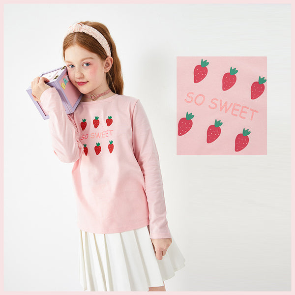 Camiseta Manga Larga para Niñas - Algodón Suave Base Layer