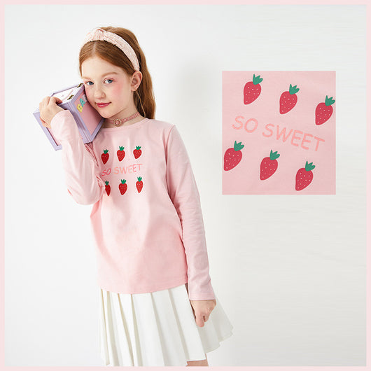 Camiseta Manga Larga para Niñas - Algodón Suave Base Layer