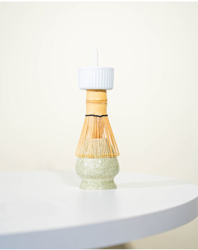 Batidor Eléctrico de Matcha Ajustable con Soporte de Bambú - Image 6