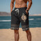 Pantalones Cortos Deportivos para Hombre con Estampado 3D Smiley