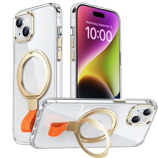 Funda Magnética Transparente con Anillo Giratorio y Soporte Ajustable - Image 15