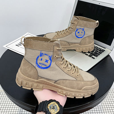 Botas Martin Casuales para Hombre con Cordones y Suela Antideslizante - Image 7
