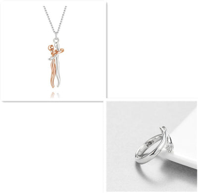 Collar Abrazo de Amor - Joyería Unisex para Parejas - Image 21