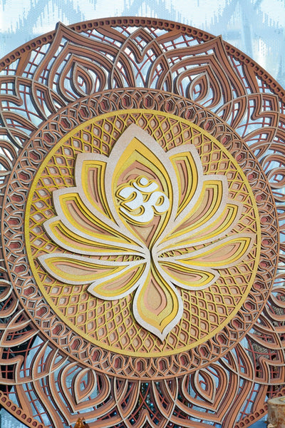 Cuadro Mandala de Madera - Arte Decorativo para Yoga, Meditación y Zen - Image 9