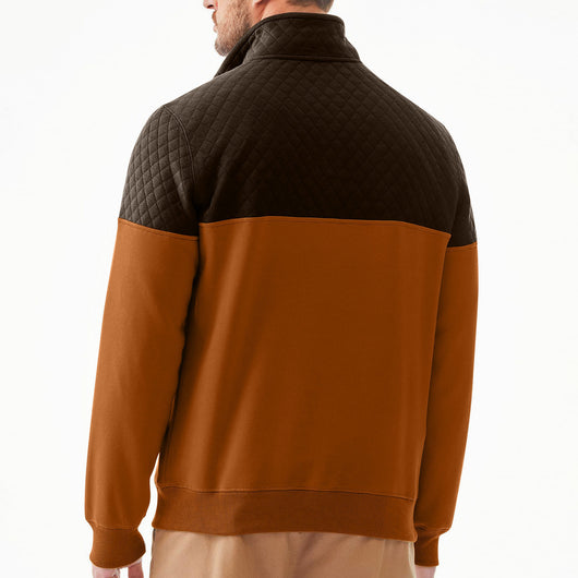 Sudadera con Capucha Color Block Casual para Hombre - Image 43