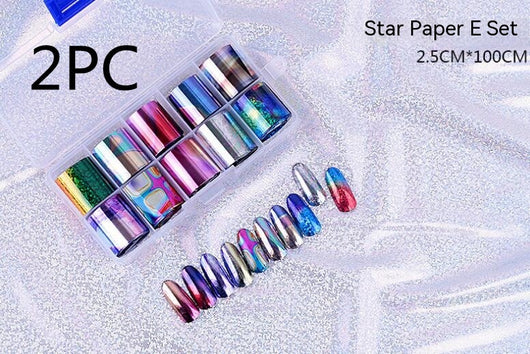 Set de 12 Láminas de Transferencia para Uñas Artísticas - Image 21