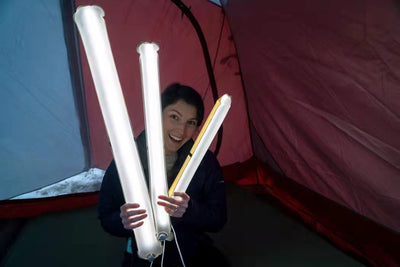 Lámpara Inflable Portátil con Carga USB - Luz Camping Magnética Plegable - Image 11