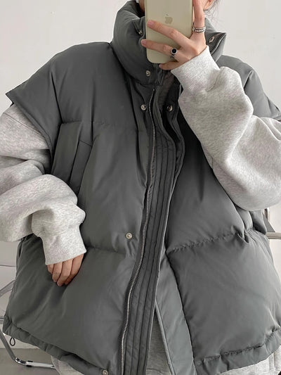 Chaqueta Casual Acolchada con Cuello Alto - Abrigo Térmico para Invierno - Image 26