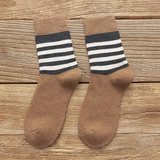 Calcetines de Lana Cálidos con Diseño Artístico - Tubo Alto Estudiante - Image 10