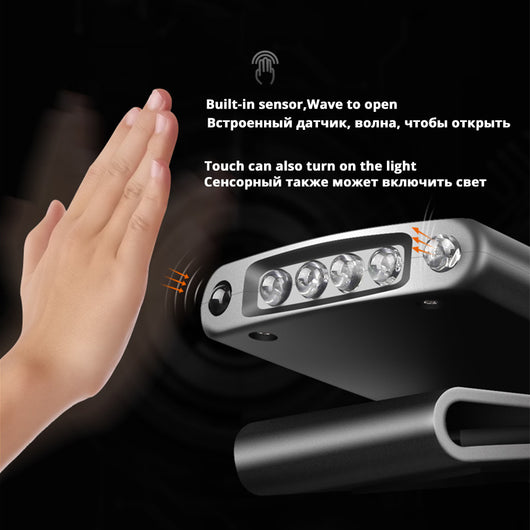 Lámpara Frontal LED para Pesca Nocturna con Carga USB - Image 8