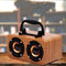 Parlante Bluetooth Portátil de Madera con Sonido Premium