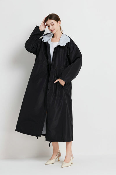 Gabardina Impermeable de Largo Medio para Mujer - Image 21