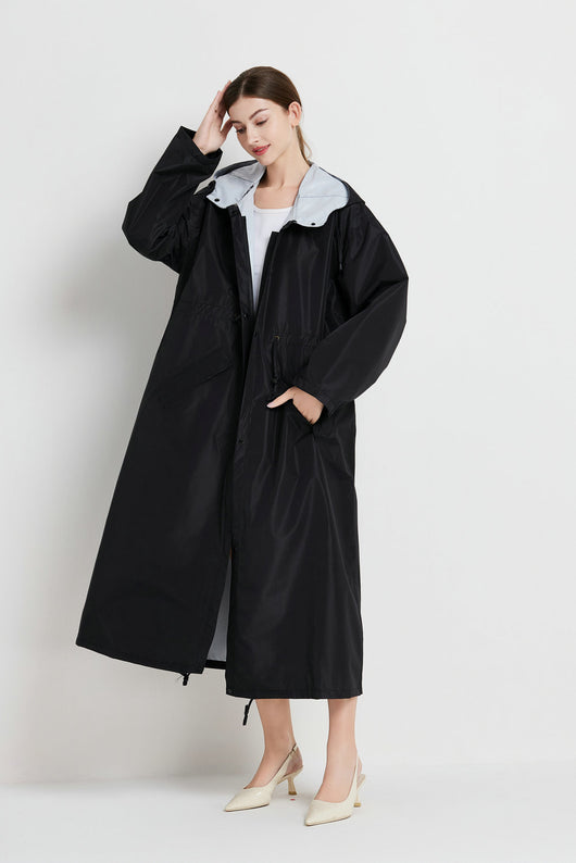 Gabardina Impermeable de Largo Medio para Mujer - Image 21
