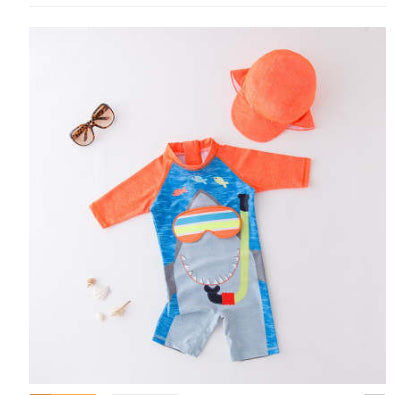 Traje de Baño Infantil Siamés Adorable - Image 9