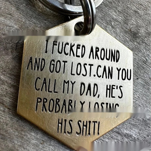 Placa de Identificación para Perro en Acero Inoxidable con Diseño Divertido - Image 11