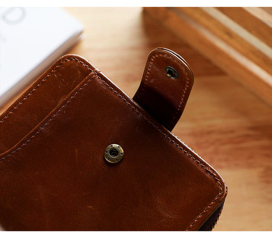 Billetera Compacta de Cuero para Hombre con Múltiples Compartimientos - Image 15