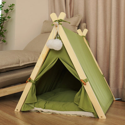 Casa Carpa para Gatos con Arenero Removible y Lona Lavable - Image 5