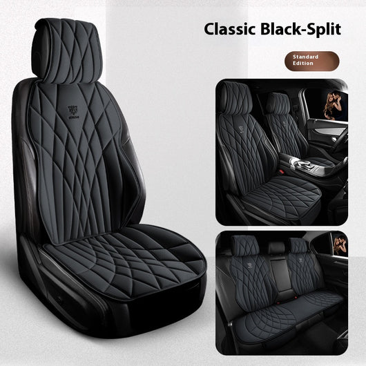 Funda de Asientos de Cuero Premium para Auto - Juego Completo 5 Plazas - Image 17