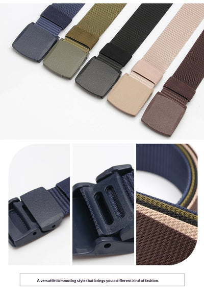 Cinturón de Lona para Hombre - Resistente y Versátil - Image 22