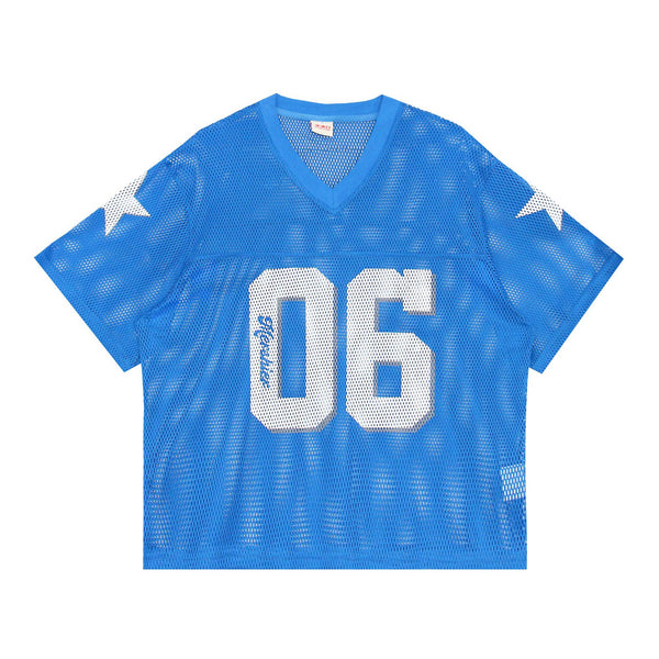 Camiseta Deportiva Vintage con Malla Transpirable - Manga Corta