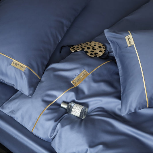 Juego de Sábanas Bordado de 4 Piezas - Comodidad y Estilo Simple - Image 2