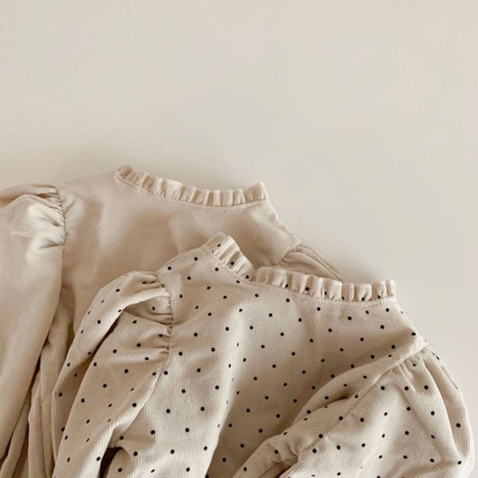 Camisa de Bebé Niña con Cuello de Encaje Plisado en Algodón - Image 10