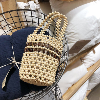 Bolsa Retro Hueca con Cuentas - Diseño Versátil para Cualquier Outfit - Image 2