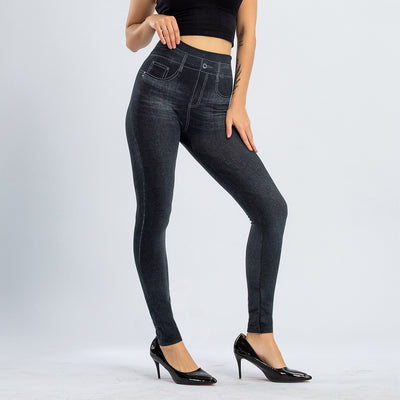Leggins sin Costuras Estilo Denim con Efecto Levantador - Image 29