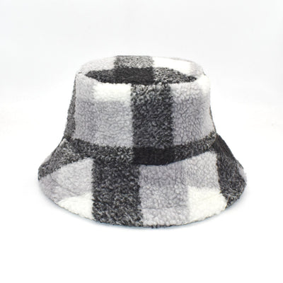 Gorro Tipo Pescador de Cuadros Cálido para Mujer - Image 13