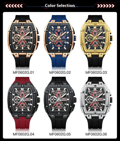 Reloj Hombre Arc Espejo Multicapa Hueco - Image 15