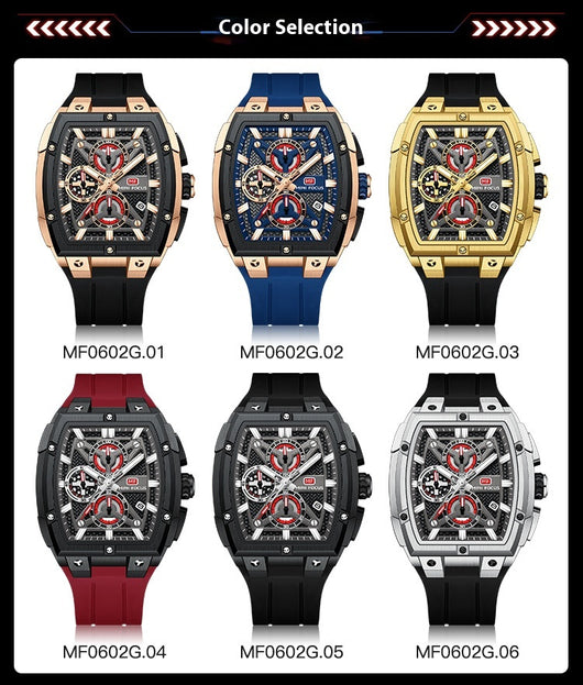 Reloj Hombre Arc Espejo Multicapa Hueco - Image 15