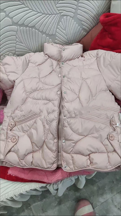 Chaqueta Térmica Acolchada Retro con Cuello Alto Ligera - Image 12
