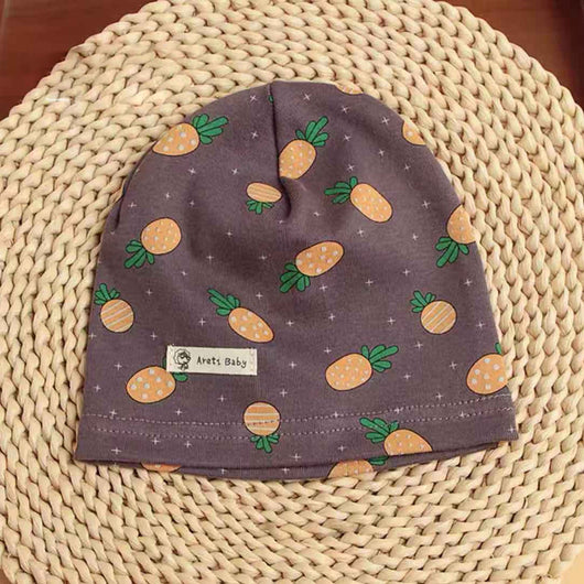 Gorro de Protección Térmica de Algodón Estampado para Bebé - Image 17