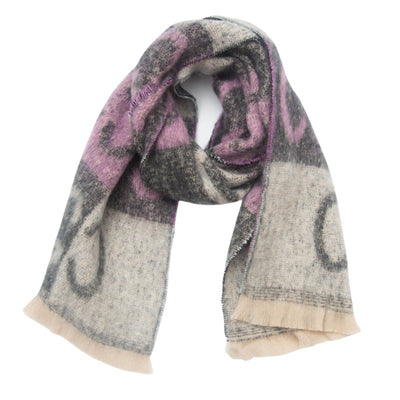 Bufanda Jacquard Unisex con Letras - Estilo Moderno para Él y Ella - Image 10