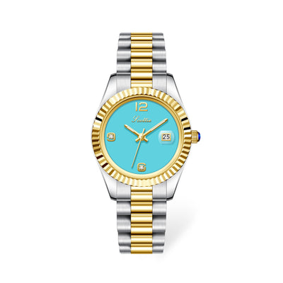 Reloj de Acero Inoxidable para Mujer con Cristal Brillante - Image 6