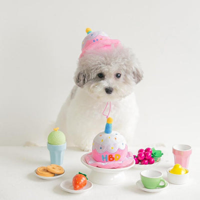 Juguete Peluche Interactivo con Gorro de Cumpleaños para Perros y Gatos - Image 10