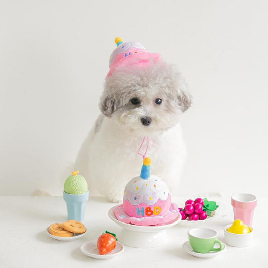 Juguete Peluche Interactivo con Gorro de Cumpleaños para Perros y Gatos - Image 10