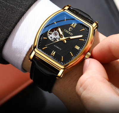 Reloj Mecánico Automático Cuadrado Hueco para Hombre - Image 7