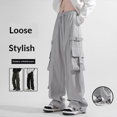 Pantalones Rectos Anchos para Hombre - Image 4