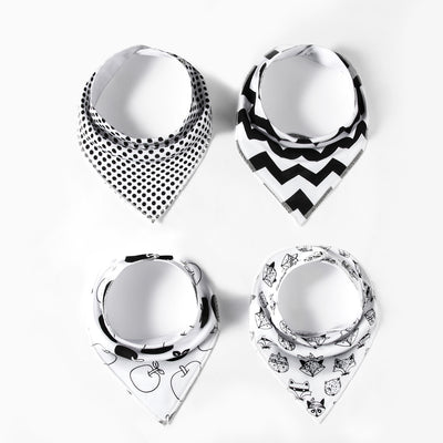 Baberos para Bebé de Algodón Puro Impermeables - Set de 4 Piezas - Image 18
