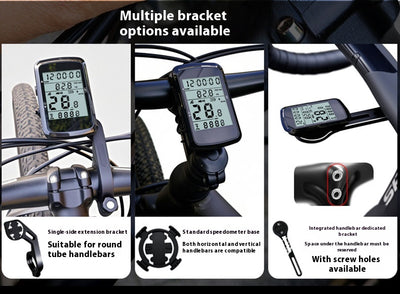 Ciclocomputadora MTB Inalámbrica Impermeable con Carga Rápida - Image 12