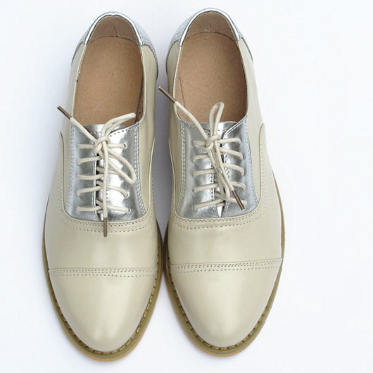 Zapatos Oxford Planos de Cuero para Mujer - Image 8