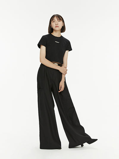 Pantalones Anchos Acampanados para Mujer - Comodidad y Estilo Casual - Image 4