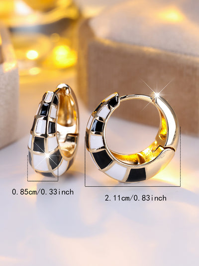 Aretes Tipo Cuff Cuadros Franceses Clásicos y Modernos - Image 10