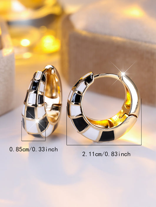 Aretes Tipo Cuff Cuadros Franceses Clásicos y Modernos - Image 10