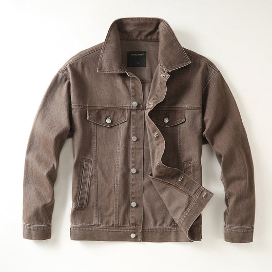 Chaqueta Polo Holgada de Algodón para Hombre - Estilo Urbano Versátil - Image 12