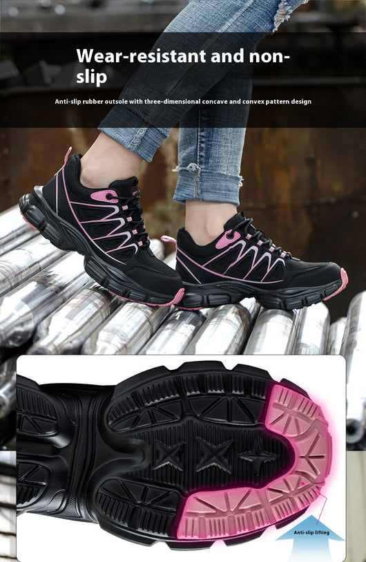 Zapatos de Seguridad Antiaplastamiento y Antipunción para Mujer con Punta de Acero - Image 10