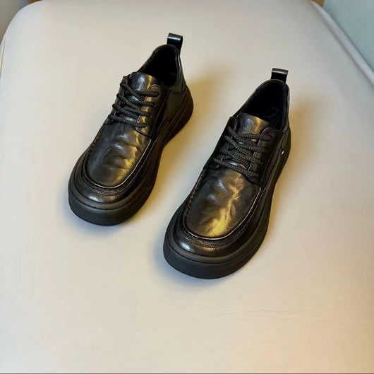 Zapatos de Cuero Ligeros para Hombre con Suela Suave y Cómoda - Image 11
