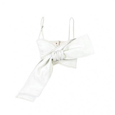 Top Bandeau Denim Corto con Moño - Diseño Sexy y Fresco - Image 5
