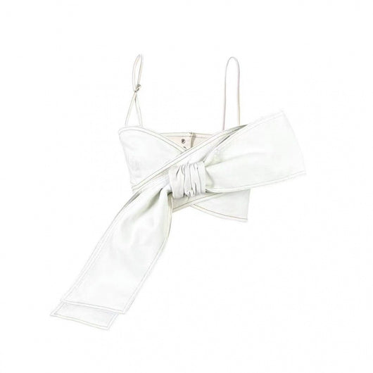 Top Bandeau Denim Corto con Moño - Diseño Sexy y Fresco - Image 5